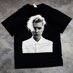 Justin Bieber 2016 Purpose Tour Double Sided Graphic Tee Adult Size Medium Music